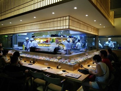 cosy environment with the typical Japanese restaurant layout , environment was comfort 