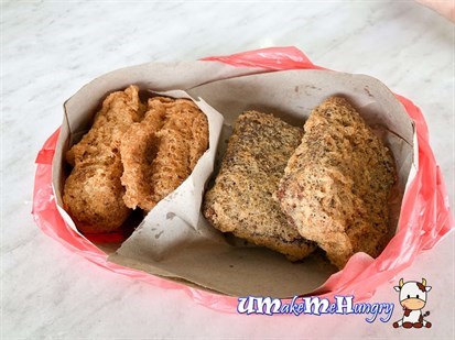 Fried Items in a bag with grease paper