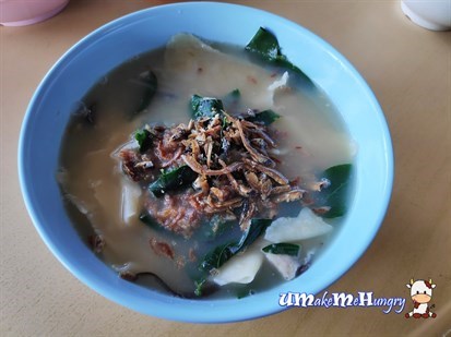 Mee Hoon Kueh Soup - RM 7 